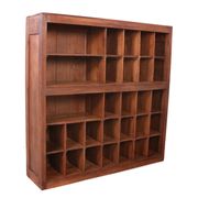 Old craft furniture - hotel with 29 burmese teak lockers