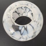 White clichy glass globe
