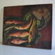 Charles floutard ( 1926 2006 ) still life with fish hst 61 x 50 cm