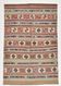 Tapis kilim vintage en laine, motifs géométriques et tons pastel,146x224 Cm