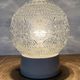 Lustre en porcelaine blanche vintage, années 1970