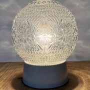 Vintage White Porcelain Ceiling Light, 1970s