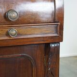 Antique English wooden bookshelf/secretaire from the 19th century