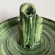 Cut ceramic vase