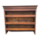 Old shop shelf in pine, early 20th-century trade furniture.