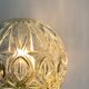 Vintage moulded glass globe-laying lamp