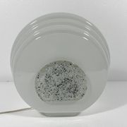 Lampe de table en verre, années 1970