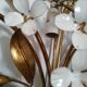 Masca italy spectaculaire applique fleurs et feuillage