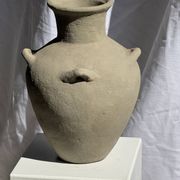 Vase à 4 anses en terre cuite grise, Indonésie