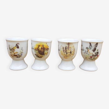 4 porcelain egg cups