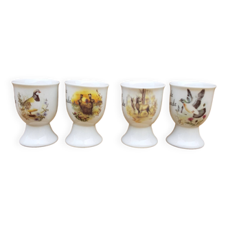 4 porcelain egg cups