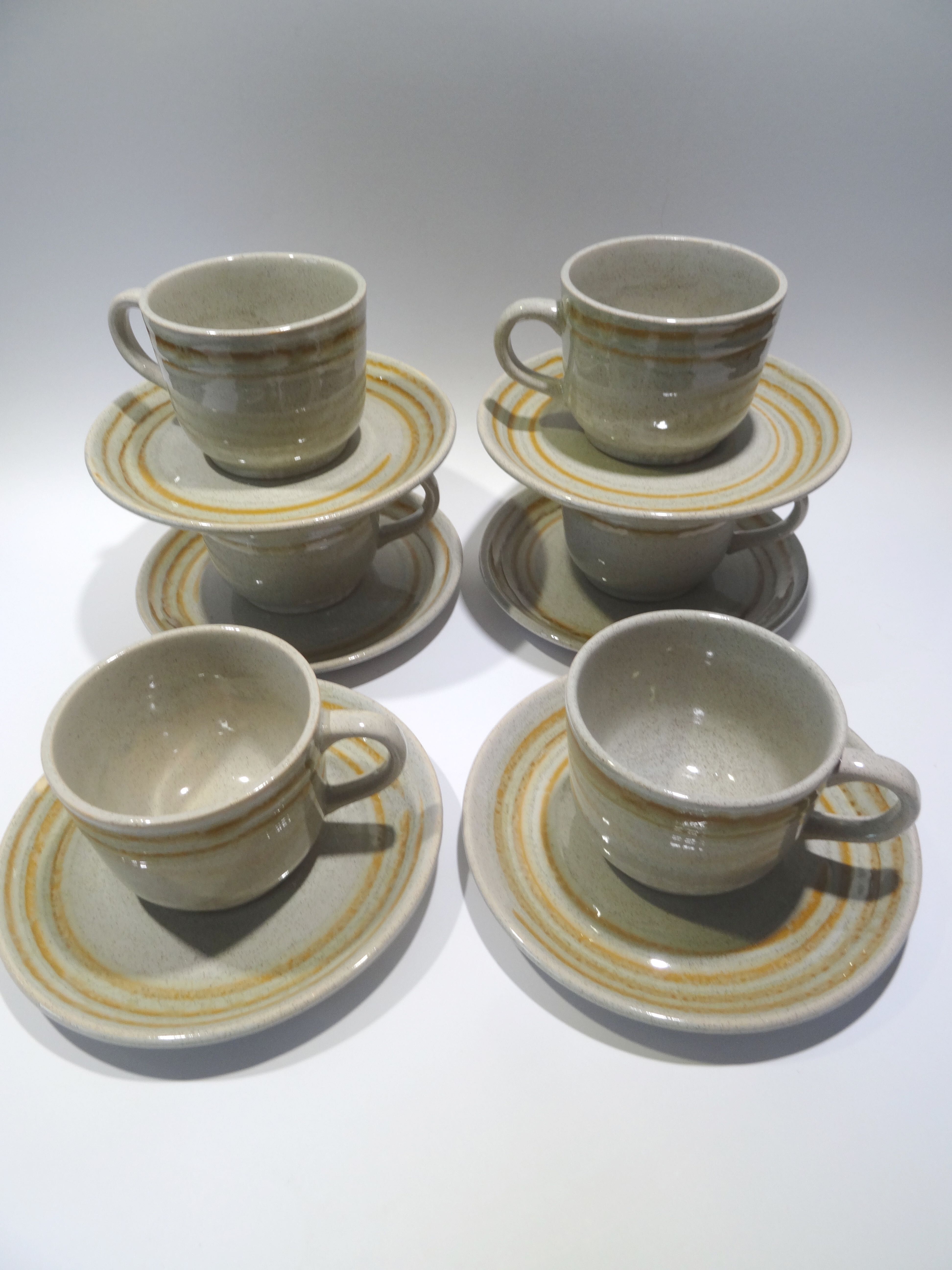 Sarreguemines coffee cups