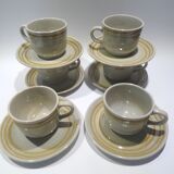 Sarreguemines coffee cups