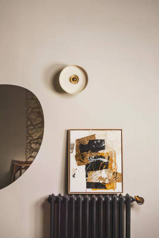 URSULE - White terracotta - Wall light