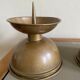 Pair of brass church candlesticks