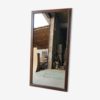 Ancien miroir en teck birman