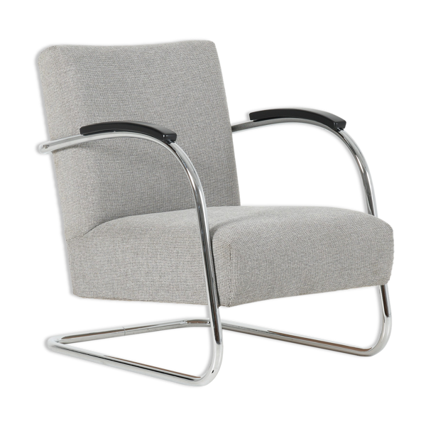 Fauteuil en porte-à-faux de Mucke & Melder années 30