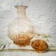 Art Deco pink decanter