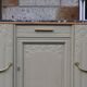 Art Deco sideboard in renovated solid oak – marble top