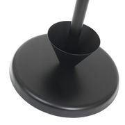 Black post-modern umbrella stand in the style of Castiglioni, Memphis, Italy, 1980s.