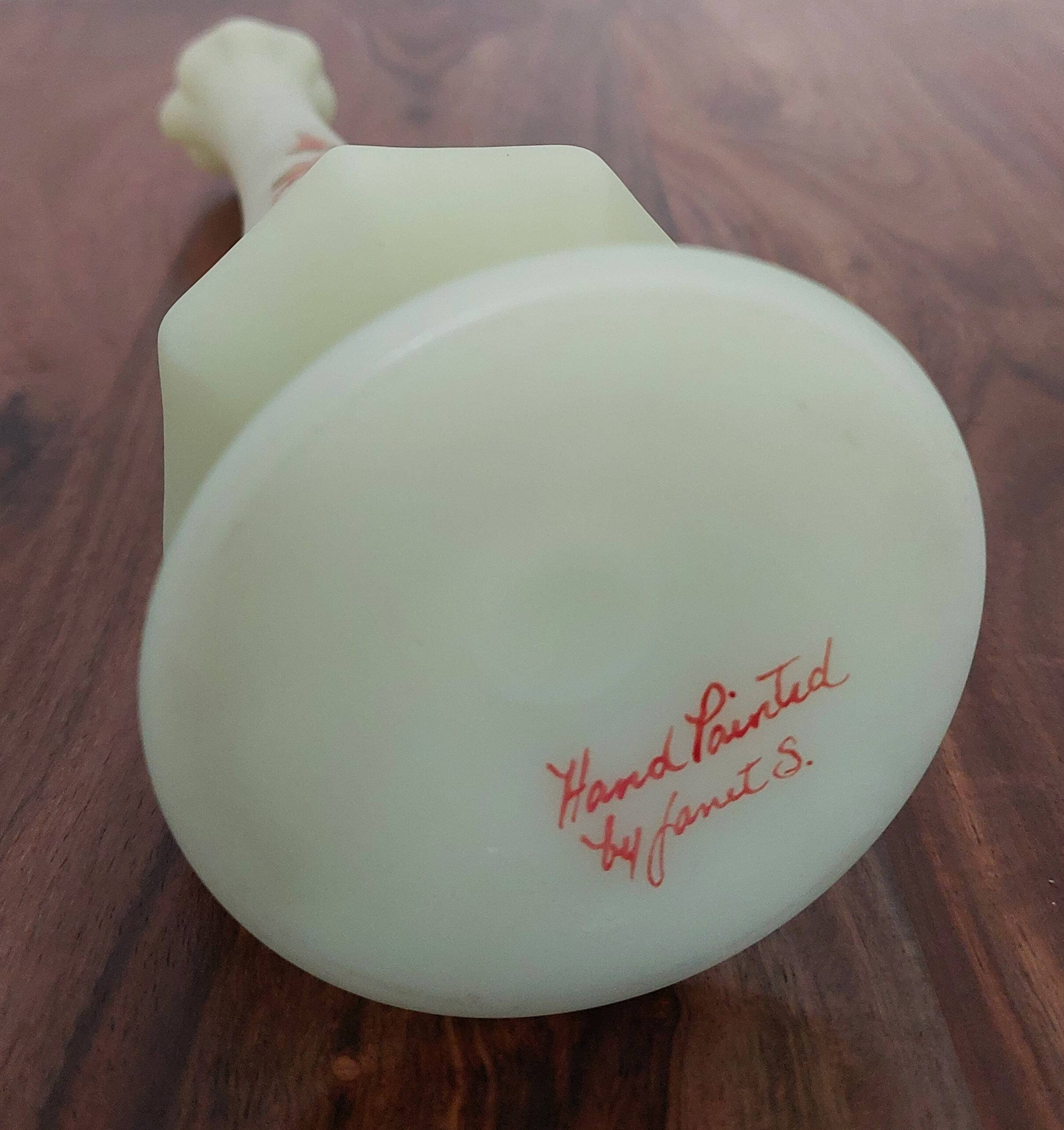 Soliflore vintage peint à la main