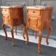 Pair of bedside Louis XV French walnut 1900s