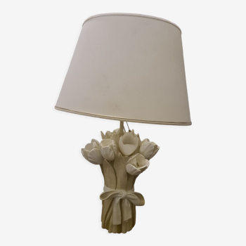 Lampe tulipe blanche