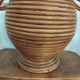 Handcrafted rattan amphora