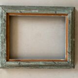 Old gilded bronze frame
