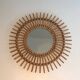 Small rattan mirror