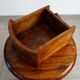 Petit meuble d'appoint circulaire ou chiffonnier en palissandre années 60, Inde