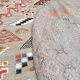 Tapis rond marocain - tapis rond personnalisé - tapis gris - tapis rond