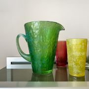 Carafe et verre années 70
