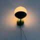 Mid-century green metal and opal glass wall sconce by N Leuchten, 1960s, Germany