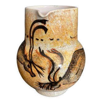 Pichet motif rupestre Fond de Gaume