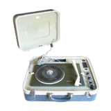Valise  tourne disques barthe radio modèle lenco année 1950