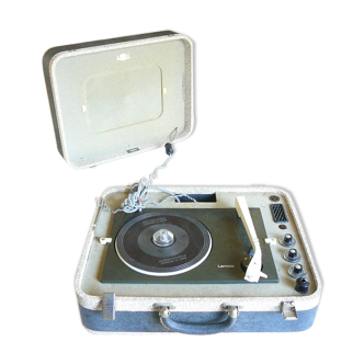 Valise  tourne disques barthe radio modèle lenco année 1950
