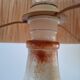 Vintage signed ceramic lamp