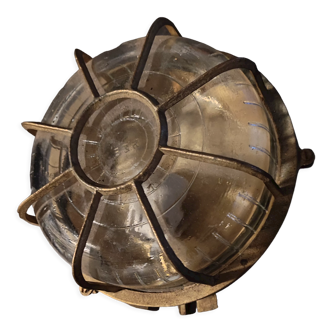 Lamp wall window of passageway bronze brass glass decoration marine workshop