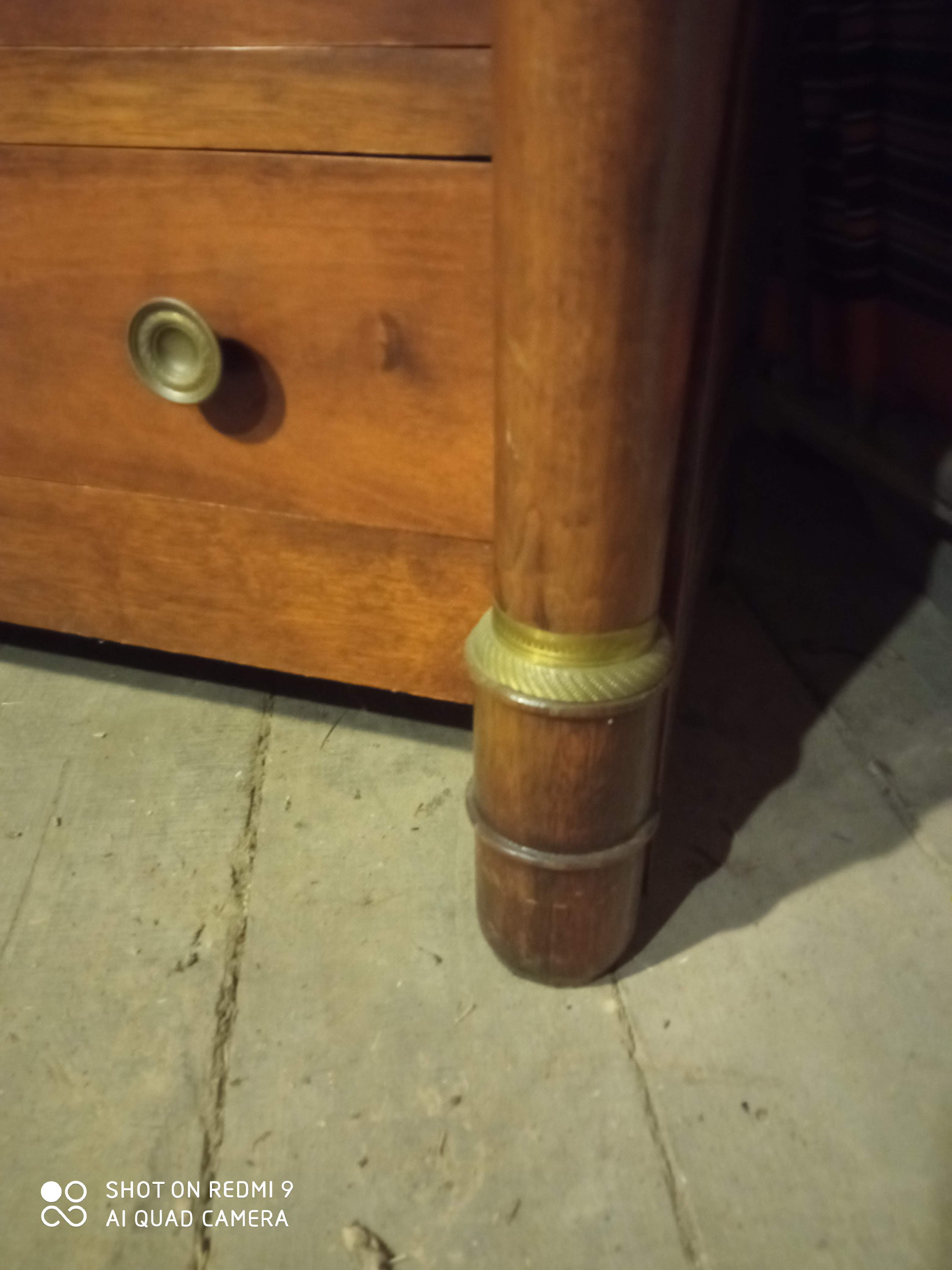 Former secretary empire in walnut