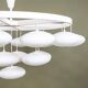 Impressive cloud chandelier mid-century modern of Volksgarten Milchhalle Vienna