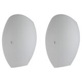 Pair of opaline glass wall sconces by Peill & Putzler, Germany