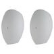 Pair of opaline glass wall sconces by Peill & Putzler, Germany
