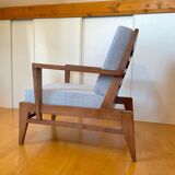 Fauteuil en chêne  par René Gabriel