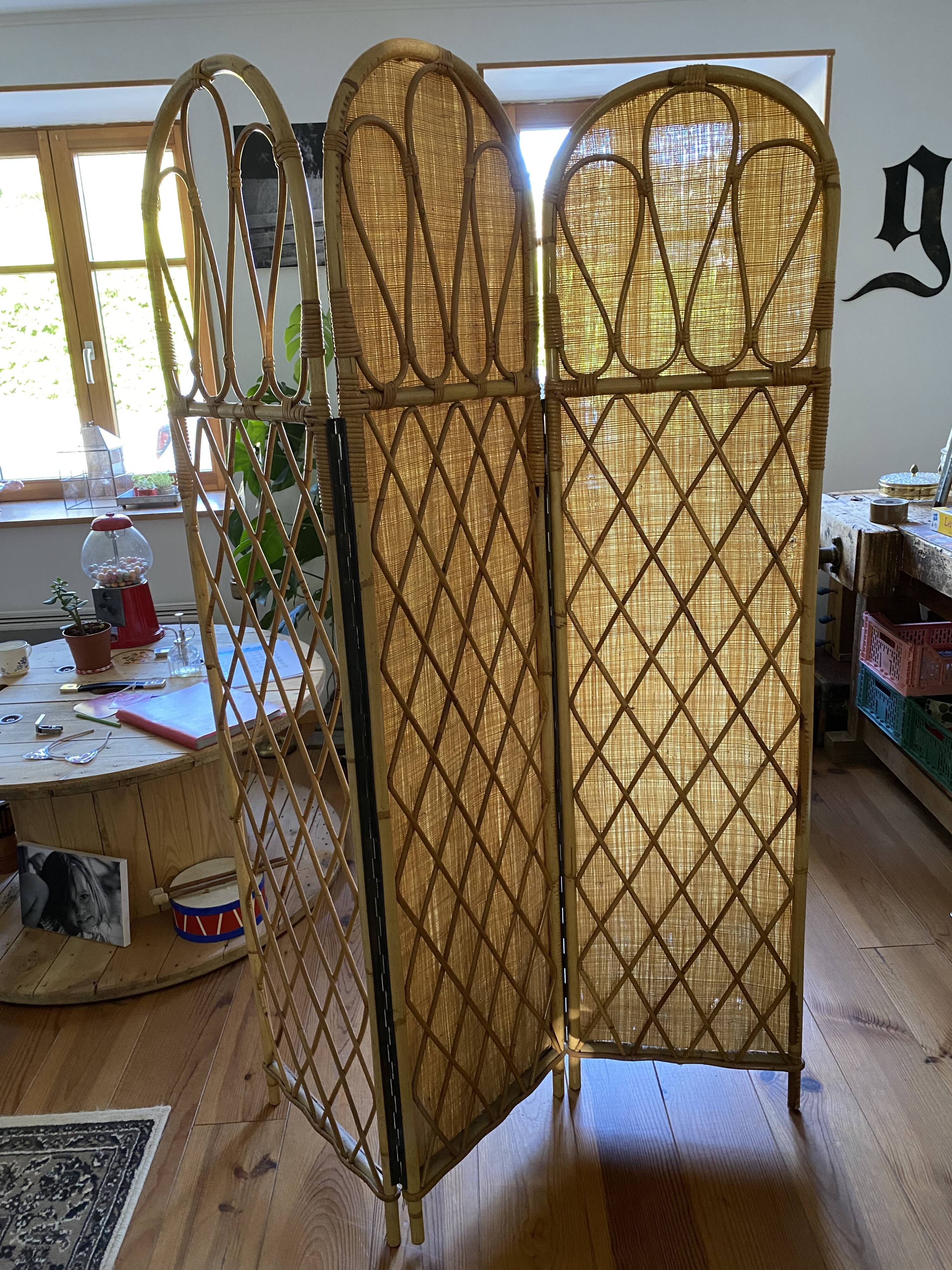 rattan screen