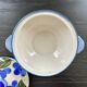 Porcelain candy dish with floral decoration