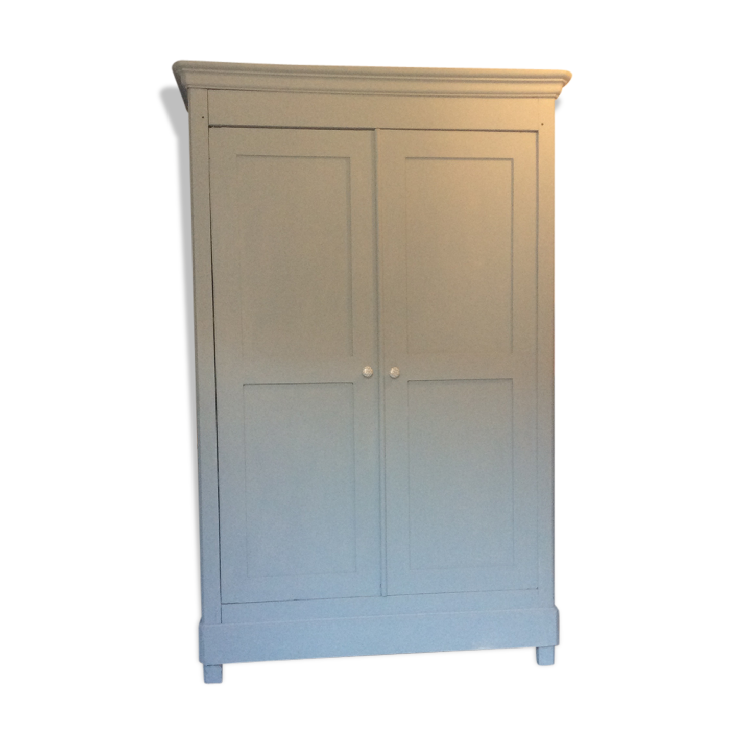 Louis Philippe period wardrobe renovated in 19th century solid oak