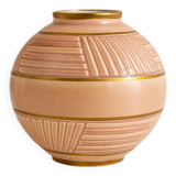 French art deco vase signed odyv 1930