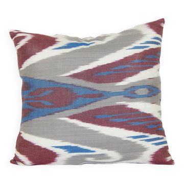 Housse de coussin ikat vintage 33x38 cm