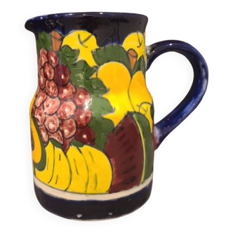 Milk jug hand painted - Mexico leader free